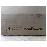 WELLOS 4 Inch Folding Full Mattress - Brand New *B WELLOS 4 Inch Folding Full Mattress - Brand New *B