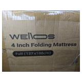 WELLOS 4 Inch Folding Full Mattress - Brand New *B WELLOS 4 Inch Folding Full Mattress - Brand New *B