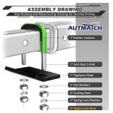 AUTMATCH Heavy Duty Trailer Hitch Tightener, Green & Black - Brand New AUTMATCH Heavy Duty Trailer Hitch Tightener, Green & Black - Brand New