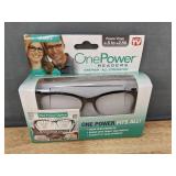 One Power Readers Adjustable Reading Glasses +0.5 to +2.50 - Brand New One Power Readers Adjustable Reading Glasses +0.5 to +2.50 - Brand New