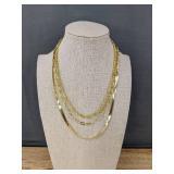 3 Layered Dainty Gold-Color Necklaces - Brand New 3 Layered Dainty Gold-Color Necklaces - Brand New