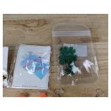 13 Pairs Novelty Pierced Earrings: Rhinestones, Education, Halloween, Etc. - Brand New 13 Pairs Novelty Pierced Earrings: Rhinestones, Education, Halloween, Etc. - Brand New