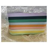 18-Piece Food Tray Set, 9 Colors, 15 x 10.5 Inch - Brand New 18-Piece Food Tray Set, 9 Colors, 15 x 10.5 Inch - Brand New