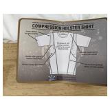 CCW Tactical Compression Holster Shirt 2XL White Crew Neck, $37 Retail - Brand New CCW Tactical Compression Holster Shirt 2XL White Crew Neck, $37 Retail - Brand New