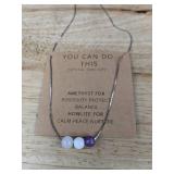 Amethyst and Howlite Necklace and Chakra Bracelet Set - Brand New Amethyst and Howlite Necklace and Chakra Bracelet Set - Brand New