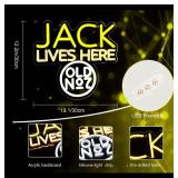 Jack Daniels Liquor Old No 7 "Jack Lives Here" 12" Led Neon Sign - Brand New Jack Daniels Liquor Old No 7 "Jack Lives Here" 12" Led Neon Sign - Brand New
