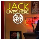 Jack Daniels Liquor Old No 7 "Jack Lives Here" 12" Led Neon Sign - Brand New Jack Daniels Liquor Old No 7 "Jack Lives Here" 12" Led Neon Sign - Brand New