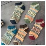 5 Pairs of Argyle Striped Women 5 Pairs of Argyle Striped Women