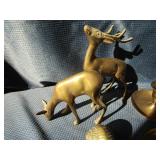 Brass Deer, Planter, Candleholder