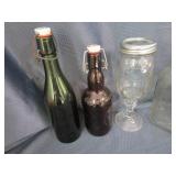 Vintage Bottles & Glasses