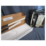 SS Flatware, Knives, Cutting Board