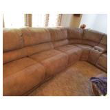 Theater Sectional with Power Recliners
