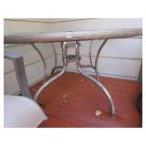 Patio Table, Eight Chairs