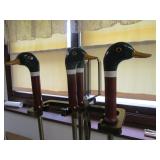 Fireplace Set with Ducks