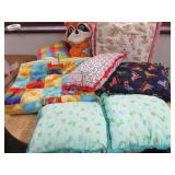 Fleece Blanket, Throw Pillows