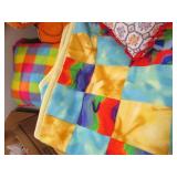 Fleece Blanket, Throw Pillows