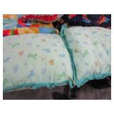 Fleece Blanket, Throw Pillows