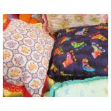 Fleece Blanket, Throw Pillows