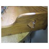 Wooden Shelves with Hooks