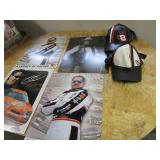 Earnhardt Signs, Caps, Duke Sign