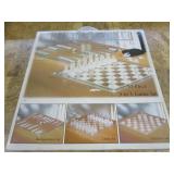 Glass Chess - 3 in 1 Board