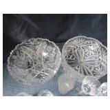 Lead Crystal Bowls, Stems