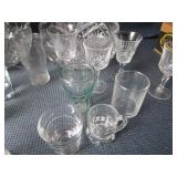 Lead Crystal Bowls, Stems