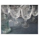 Lead Crystal Bowls, Stems