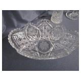 Crystal Vase & Bowl