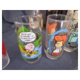 Milk Bottles, Character Glasses