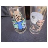Milk Bottles, Character Glasses