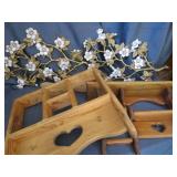 Wooden Shelves, Blossoms