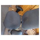 Computer Desk, Chair, Printer