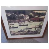 Print - Lobster Traps & Harbor