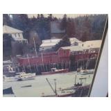 Print - Lobster Traps & Harbor