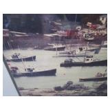 Print - Lobster Traps & Harbor