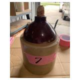 Redwing MN stoneware brown jug