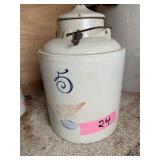 RW 5 gal pickle crock w/lid