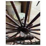 Vintage spinning wheel