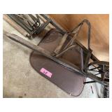Metal wheel barrow
