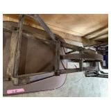 Metal wheel barrow