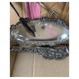 Silver plated tea set
