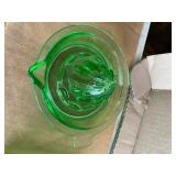 Uranium glass juicers  fridge dish