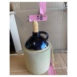RW brown jug