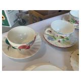 Blue Ridge dishes, assorted styles
