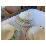 Blue Ridge dishes, assorted styles