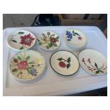 Blue Ridge dishes, assorted styles