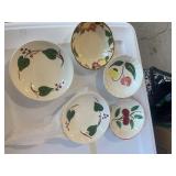 Blue Ridge dishes, assorted styles