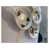 Blue Ridge dishes, assorted styles