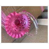 Fenton coin dot 7" basket . Rare